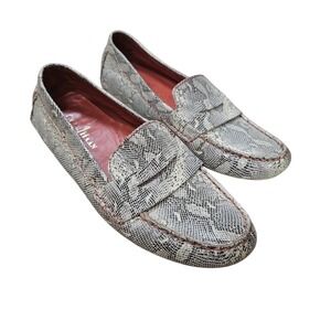 Cole Haan Snakeskin Pattern Loafers